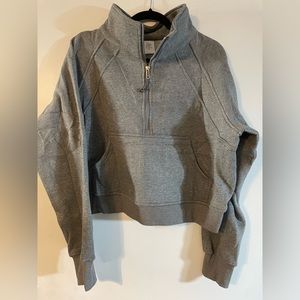 Trendy Queen Half Zip Oversized Sweatshirt